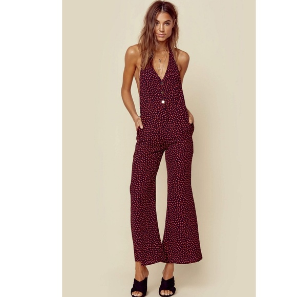 ❣️NWT❣Flair The Label Shirley Heart Jumpsuit - Picture 1 of 5